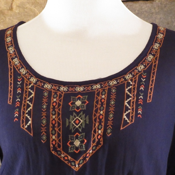 BoHo tunic / mini Dress - Picture 2 of 3